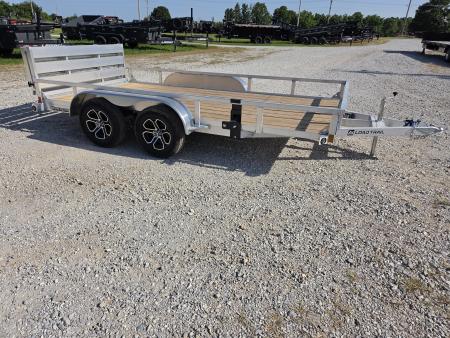 New 2027 Load Trail 83X14 TANDEM 7K ALUMINUM UTILITY W/BI-FOLD GATE & WOOD FLOOR