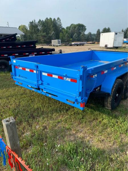 New 2026 Load Trail 83X14 18" WALL 14K Dump Trailer SKY BLUE
