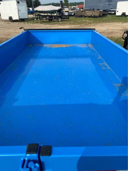 New 2026 Load Trail 83X14 18" WALL 14K Dump Trailer SKY BLUE