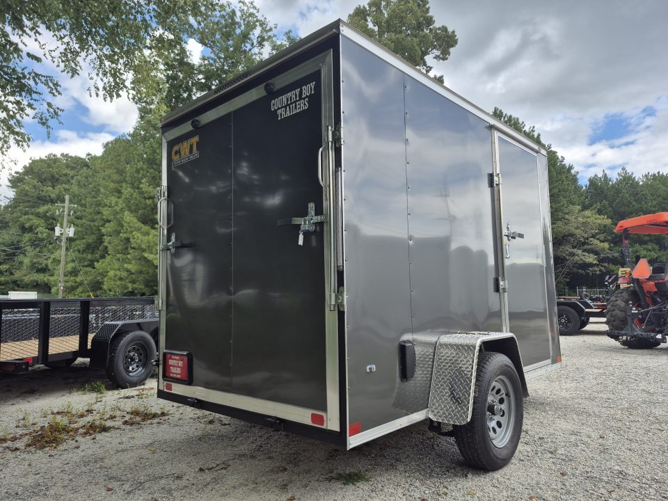 New 2027 Covered Wagon 6x10 Enclosed, 6'6" Height