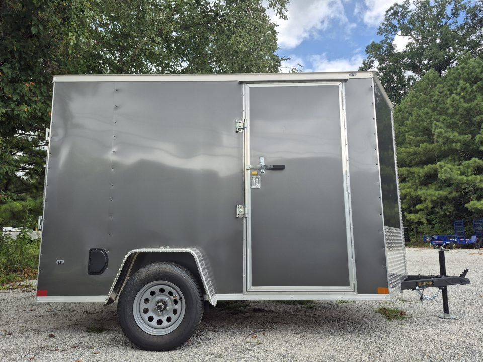 New 2027 Covered Wagon 6x10 Enclosed, 6'6" Height