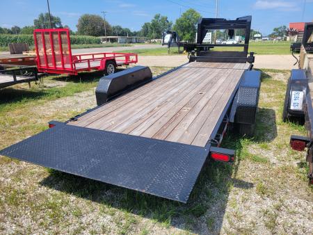 Used 2022 Sure-Trac 7x18+4 Gooseneck Tilt Trailer