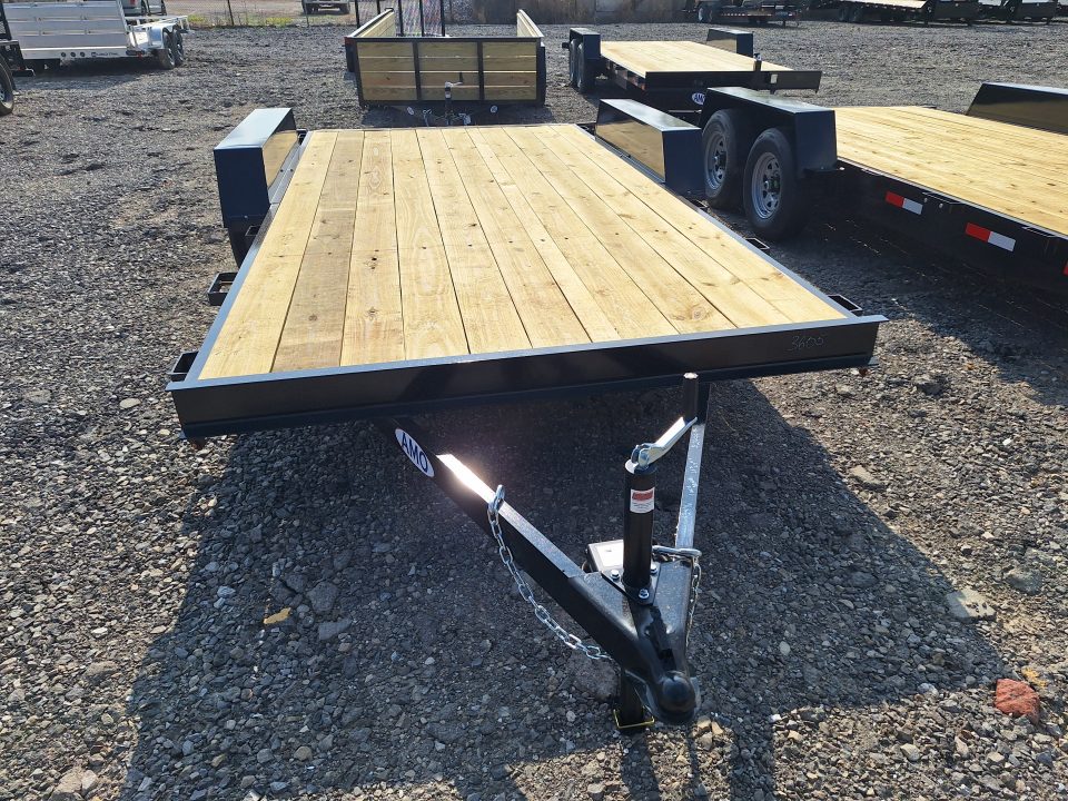 New 2027 AMO 82x16 Car Hauler W/ Led Lights & 1 Axle Brake