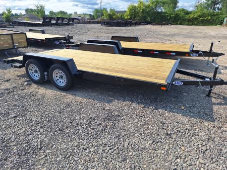 New 2027 AMO 82x16 Car Hauler W/ Led Lights & 1 Axle Brake