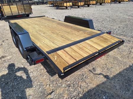 New 2027 AMO 82x16 Car Hauler W/ Led Lights & 1 Axle Brake