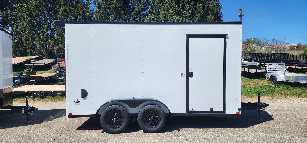 New 7 x 14 Look ST DLX Cargo 7k ***White Blackout Package