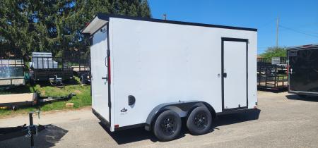 New 7 x 14 Look ST DLX Cargo 7k ***White Blackout Package