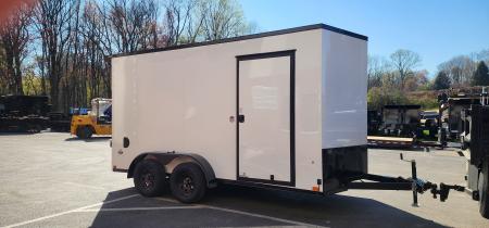 New 7 x 14 Look ST DLX Cargo 7k ***White Blackout Package