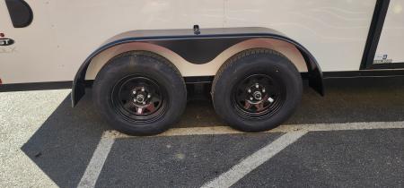 New 7 x 14 Look ST DLX Cargo 7k ***White Blackout Package
