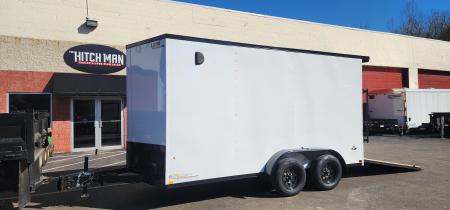 New 7 x 14 Look ST DLX Cargo 7k ***White Blackout Package