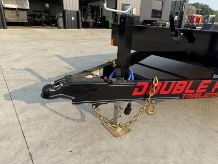 New NEW 2027 Double A 20’ flatbed Equipment Trailer 2-5200 lb axles=10K, dovetail, Slide In Ramps