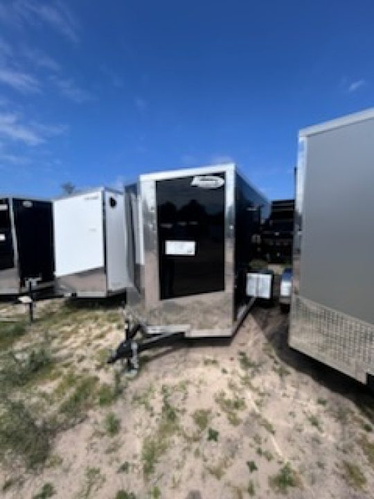 New 2027 Formula Trailers 6x12 BLACK W/Ramp Cargo / Enclosed Trailer
