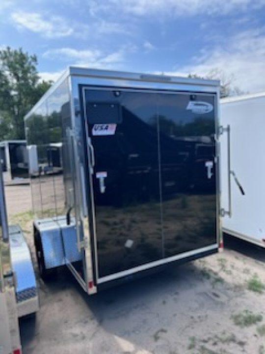 New 2027 Formula Trailers 6x12 BLACK W/Ramp Cargo / Enclosed Trailer