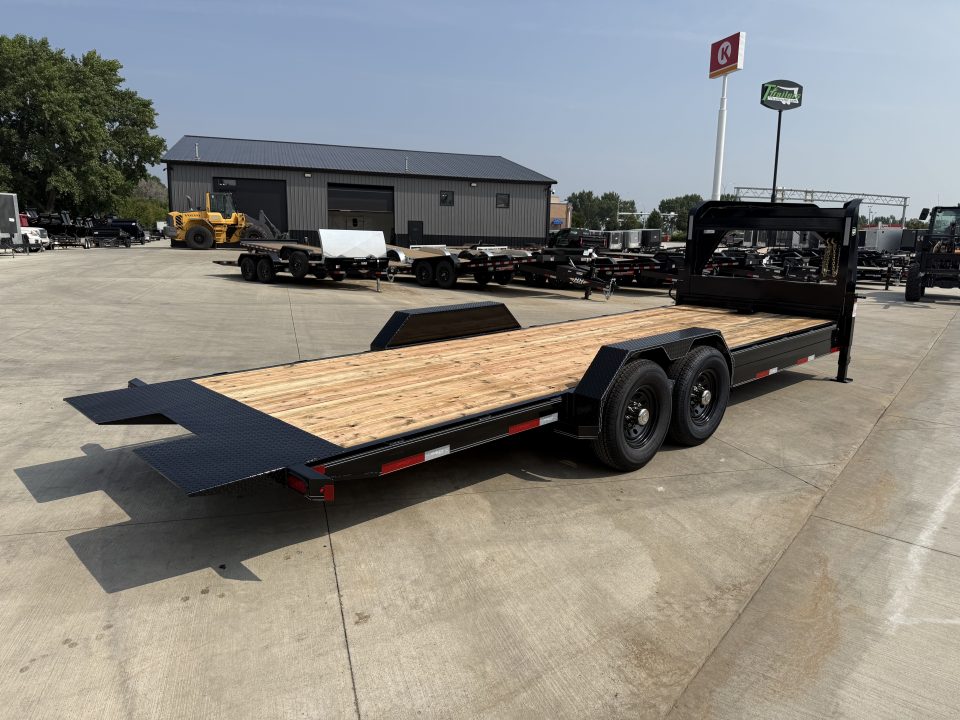 New 2026 Double A GOOSENECK 24 ft=POWER Tilt HEAVY DUTY 14K Trailer