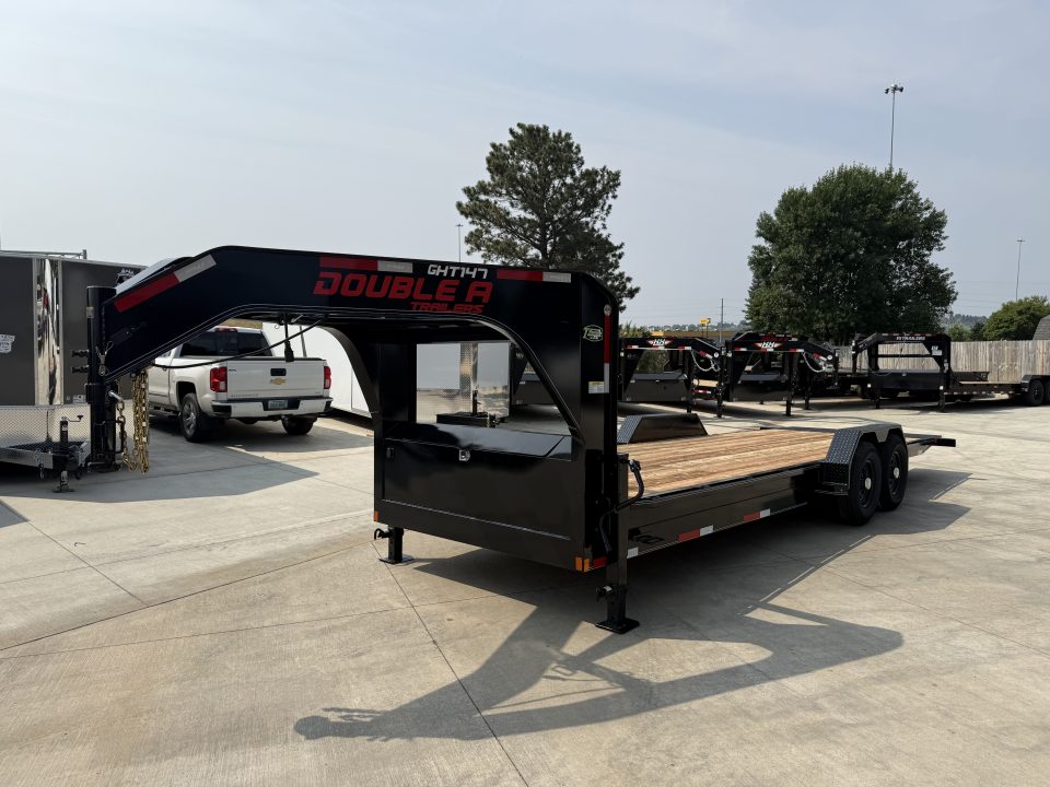 New 2026 Double A GOOSENECK 24 ft=POWER Tilt HEAVY DUTY 14K Trailer