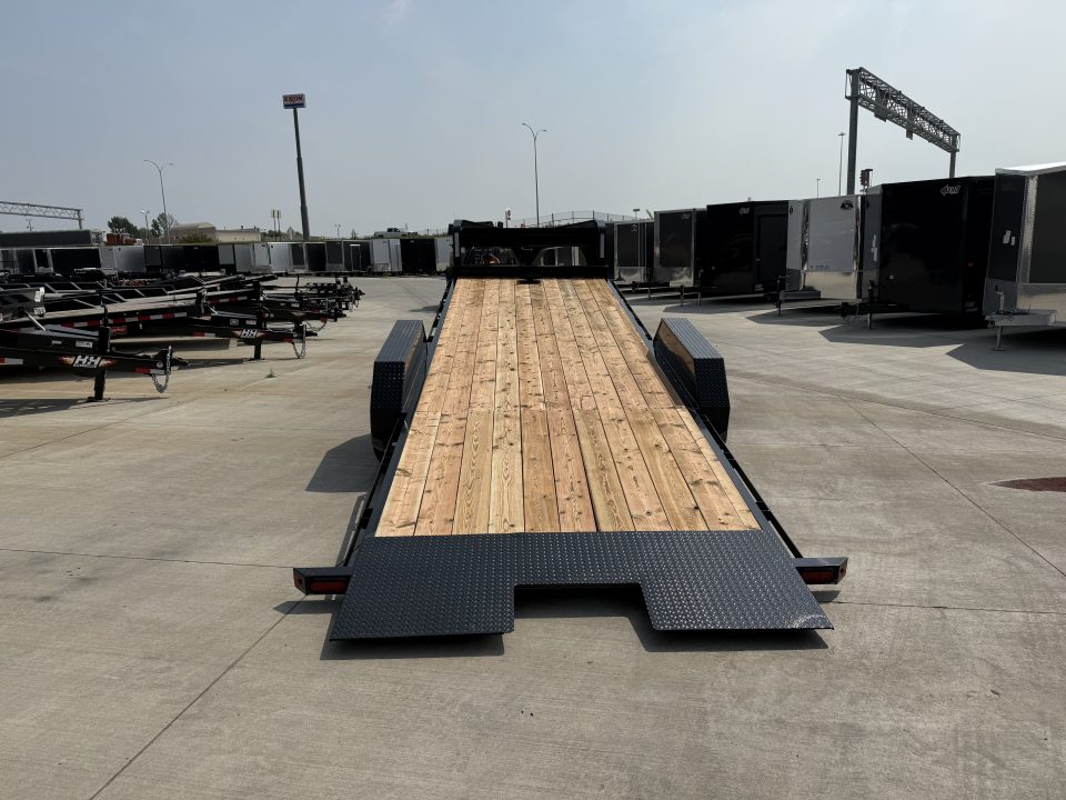 New 2026 Double A GOOSENECK 24 ft=POWER Tilt HEAVY DUTY 14K Trailer