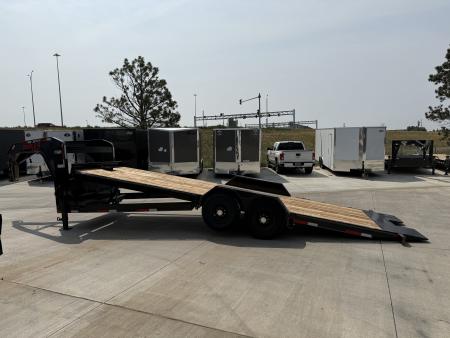 New 2026 Double A GOOSENECK 24 ft=POWER Tilt HEAVY DUTY 14K Trailer