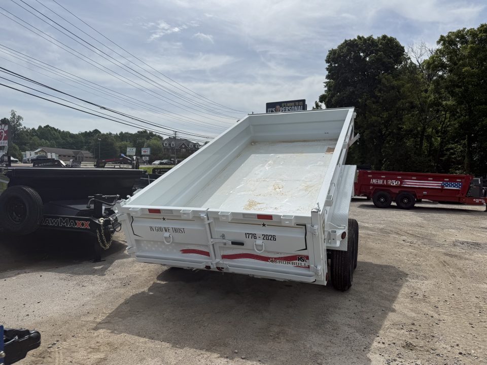 New 2026 Iron Bull 14K DWB 83X14 250TH EDITION Dump Trailer