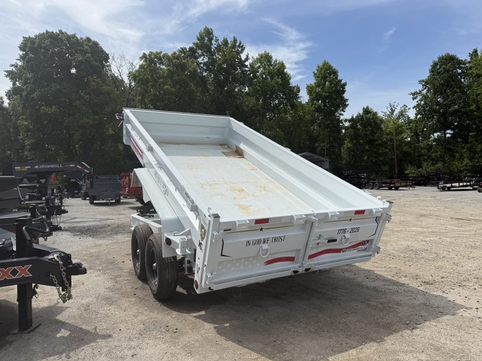 New 2026 Iron Bull 14K DWB 83X14 250TH EDITION Dump Trailer