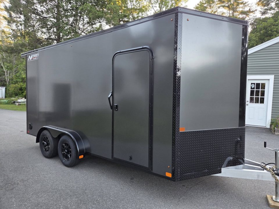 New 2026 Nitro 7.5x16 aluminum cargo trailer with spoiler and upgrades Cargo / Enclosed Trailer