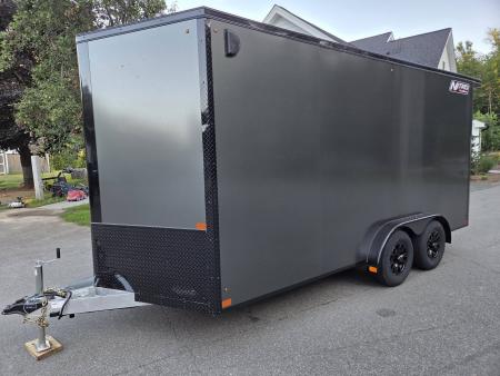 New 2026 Nitro 7.5x16 aluminum cargo trailer with spoiler and upgrades Cargo / Enclosed Trailer