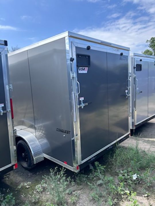 New 2027 Formula Trailers 7x16 CHARCOALW/Ramp Cargo / Enclosed Trailer