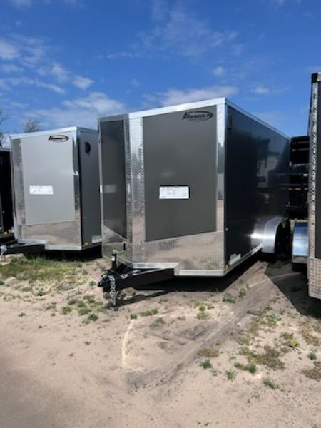 New 2027 Formula Trailers 7x16 CHARCOALW/Ramp Cargo / Enclosed Trailer