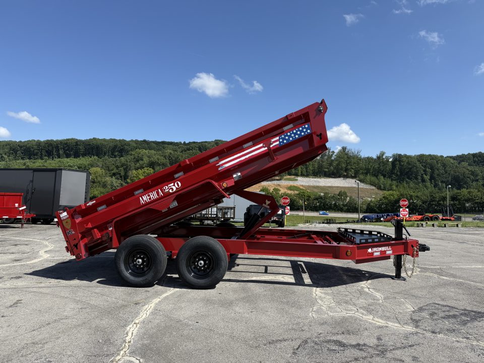 New 2026 Iron Bull 14K DWB 83X14 250TH EDITION Dump Trailer