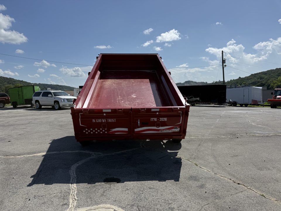 New 2026 Iron Bull 14K DWB 83X14 250TH EDITION Dump Trailer