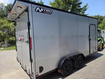 New 2026 Nitro 7.5x16 aluminum cargo trailer with upgrades torsion axles Cargo / Enclosed Trailer