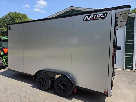 New 2026 Nitro 7.5x16 aluminum cargo trailer with upgrades torsion axles Cargo / Enclosed Trailer