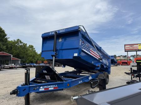 New 2026 Iron Bull 16K DWB 83X16 TELE 48'' SIDES HYD JACK 250TH EDITION Dump Trailer