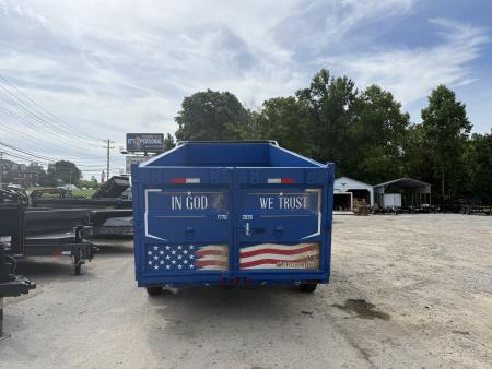 New 2026 Iron Bull 16K DWB 83X16 TELE 48'' SIDES HYD JACK 250TH EDITION Dump Trailer