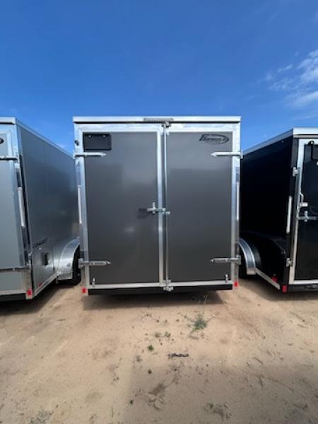 New 2026 Formula Trailers 7x14 CHARCOAL W/Barn Door Cargo / Enclosed Trailer