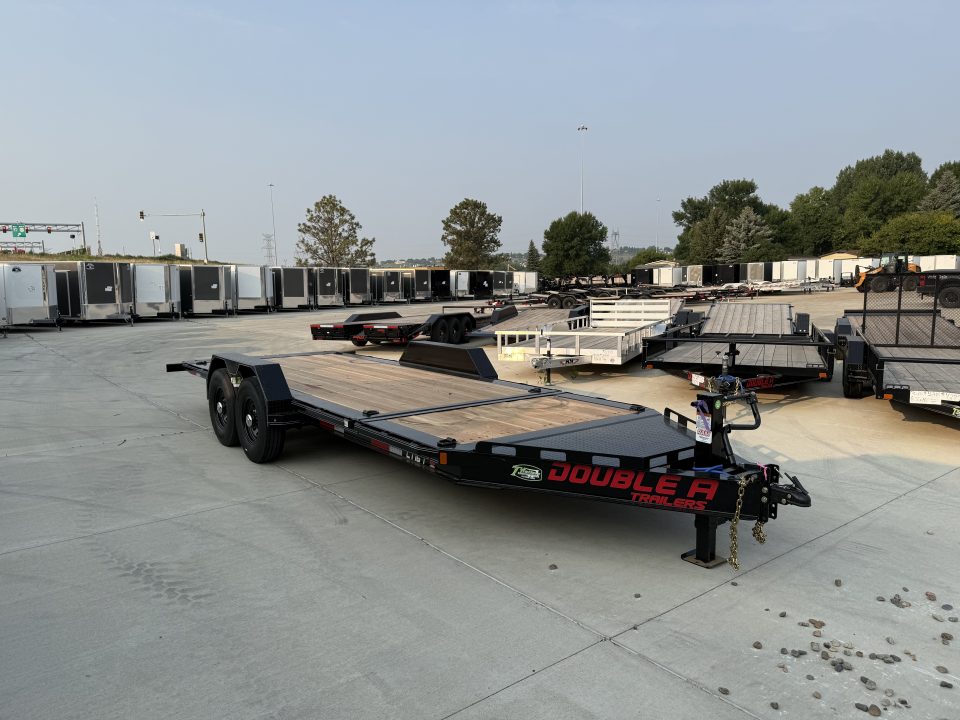 New 2027 Double A 20 ft=16 ft Tilt + 4 ft flat Gravity Tilt HEAVY DUTY 16K Trailer