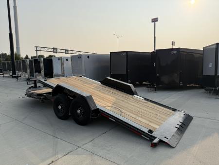 New 2027 Double A 20 ft=16 ft Tilt + 4 ft flat Gravity Tilt HEAVY DUTY 16K Trailer