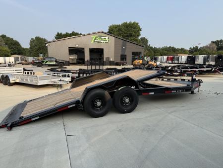 New 2027 Double A 20 ft=16 ft Tilt + 4 ft flat Gravity Tilt HEAVY DUTY 16K Trailer