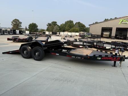 New 2027 Double A 20 ft=16 ft Tilt + 4 ft flat Gravity Tilt HEAVY DUTY 16K Trailer