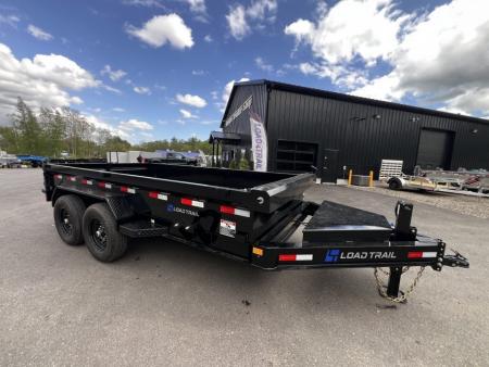 New 2026 LOAD TRAIL 7x14-DE Dump Trailer/ I BEAM Frame / Tarp kit & Ramps/ Spreader Gate- 14,000gvw