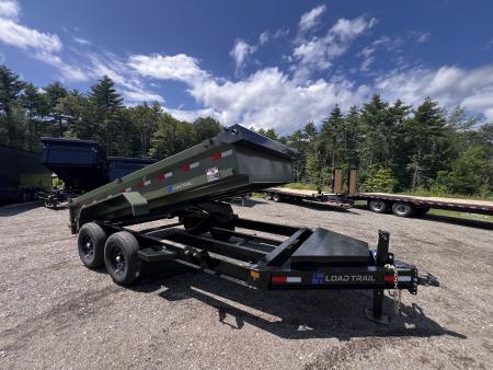 New 2026 LOAD TRAIL 7x14-DE Dump Trailer/ I BEAM Frame / Tarp kit & Ramps/ Spreader Gate- 14,000gvw