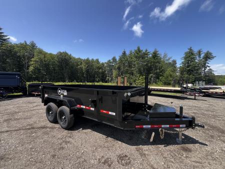 New 2026 U-DUMP 7X14 Dump Trailer / 24  Sides / Telescopic Cylinder / Tarp & Ramps - 14k GVW