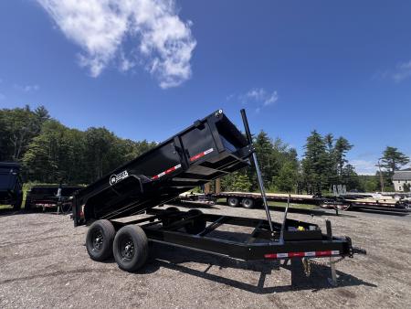 New 2026 U-DUMP 7X14 Dump Trailer / 24  Sides / Telescopic Cylinder / Tarp & Ramps - 14k GVW