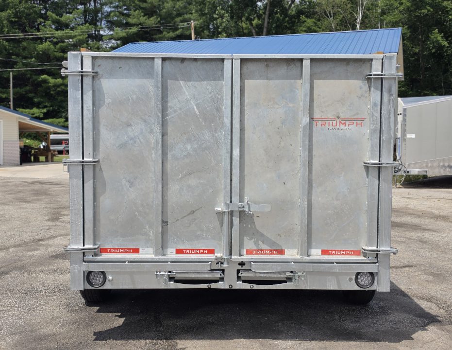 New 82 X 14 GALVANIZED 7 K AXLE DUMP TRAILER HYDRAULIC JACK SPARE INCLUDED 2026 TRIUMPH