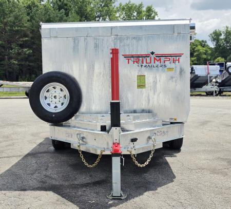 New 82 X 14 GALVANIZED 7 K AXLE DUMP TRAILER HYDRAULIC JACK SPARE INCLUDED 2026 TRIUMPH
