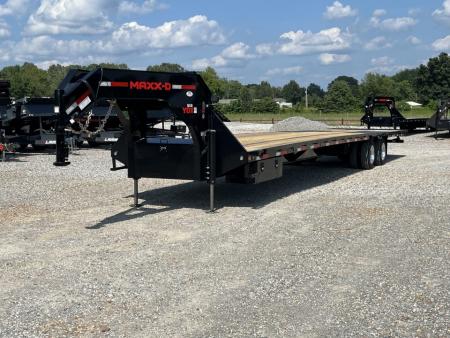 New 2027 MAXXD Hydraulic Dovetail Gooseneck Trailer | 40' x 102' 30K GVWR