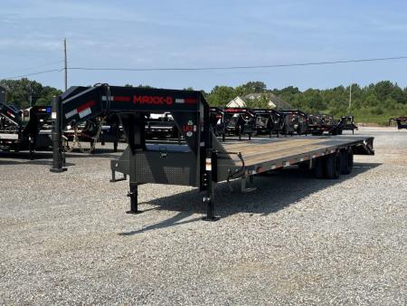 New 2027 MAXX-D 102"X32' 25.9K Gooseneck Flatbed Trailer