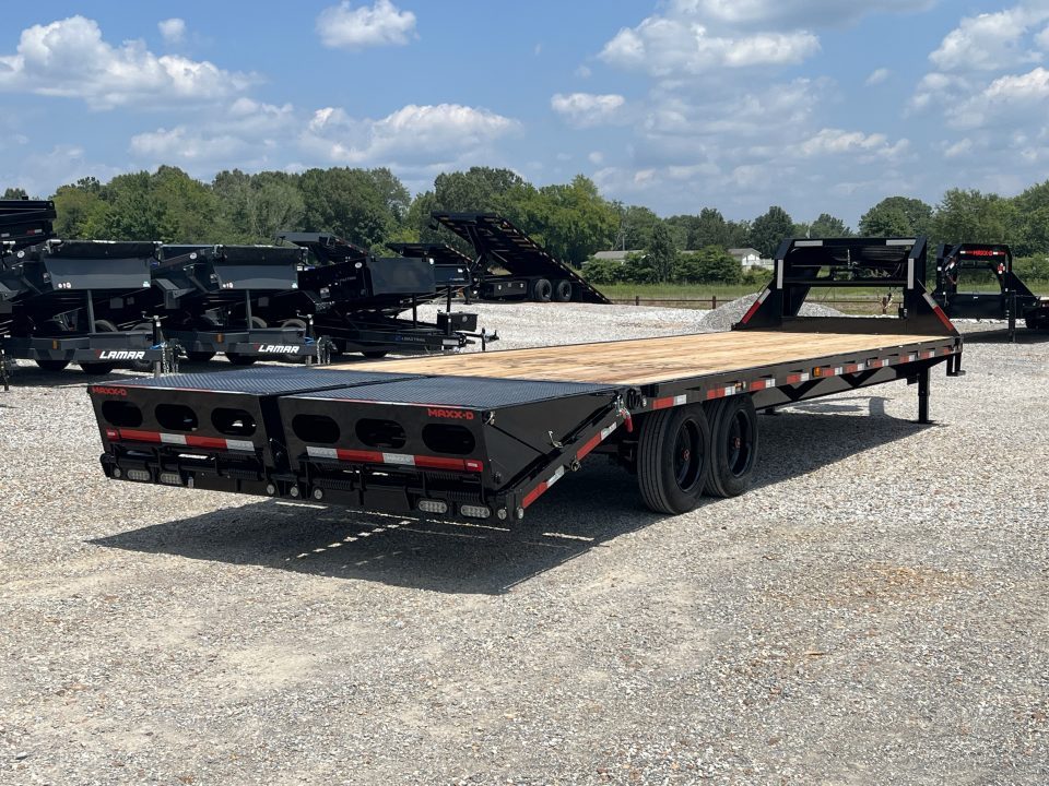 New 2027 MAXXD Gooseneck Flatbed Trailer | 102" x 30' | 18K GVWR