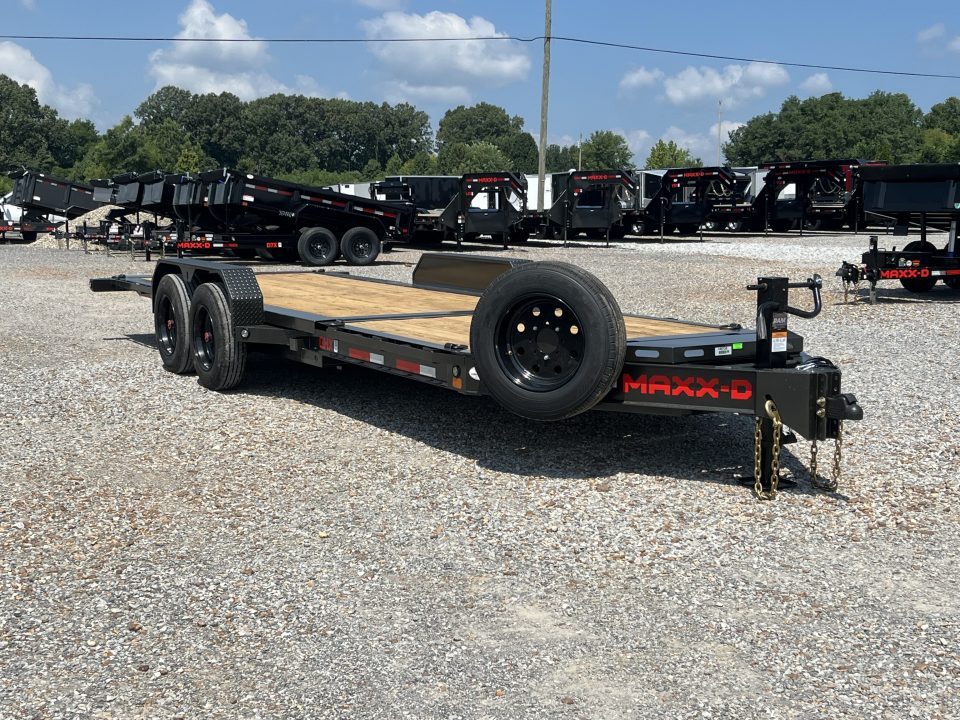 New 2027 MAXXD 83" X 22' 17.5K I-BEAM Tilt Equipment Trailer *ALL NEW*