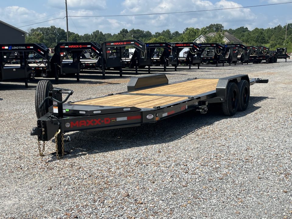 New 2027 MAXXD 83" X 22' 17.5K I-BEAM Tilt Equipment Trailer *ALL NEW*