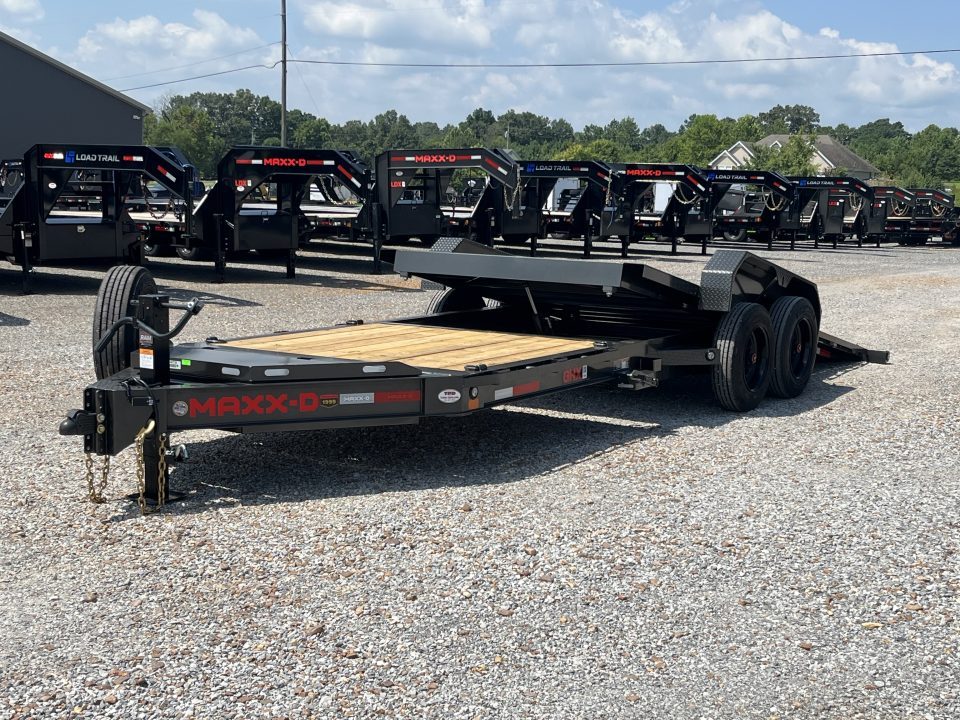 New 2027 MAXXD 83" X 22' 17.5K I-BEAM Tilt Equipment Trailer *ALL NEW*